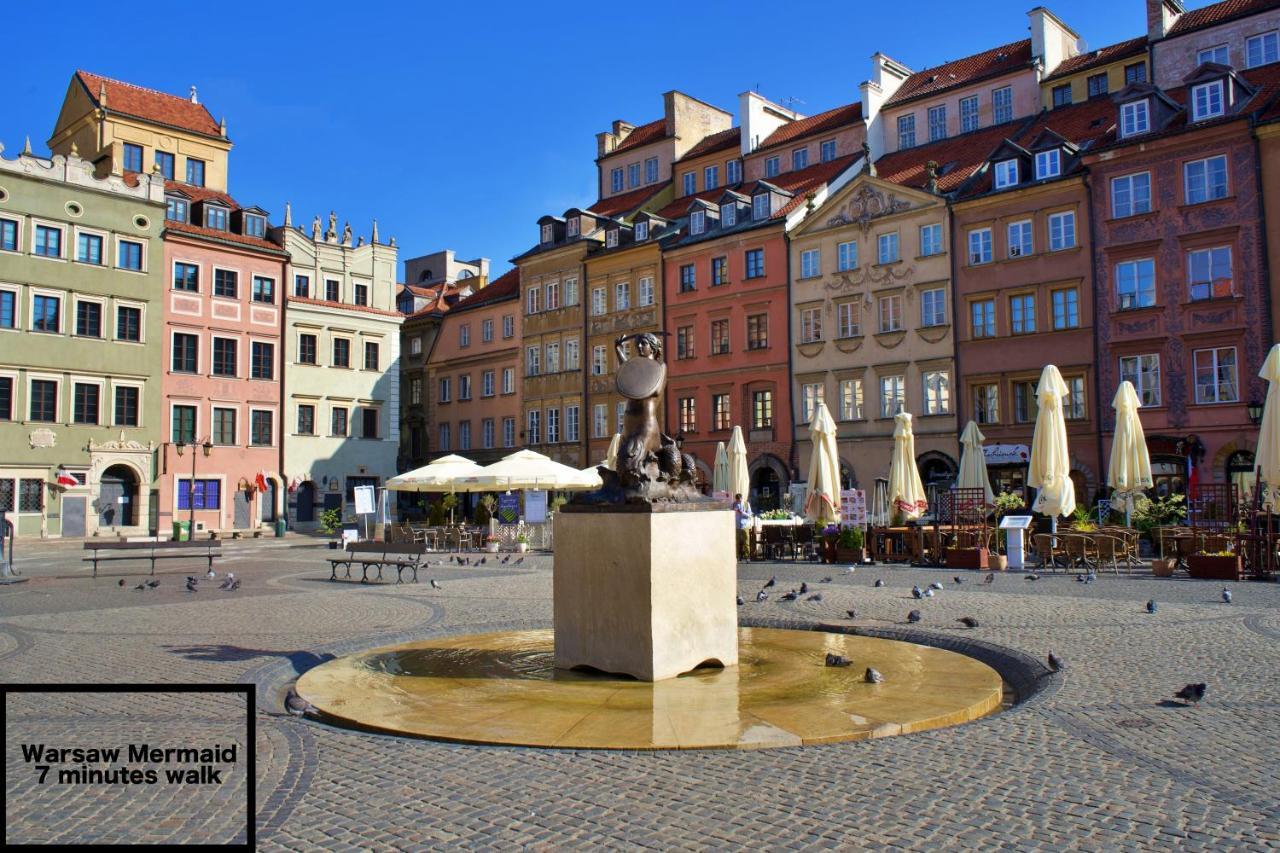 Sasiad Syrenki - Old Town Apartment Warschau Buitenkant foto
